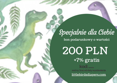 BON PODARUNKOWY 200 BON PODARUNKOWY 200