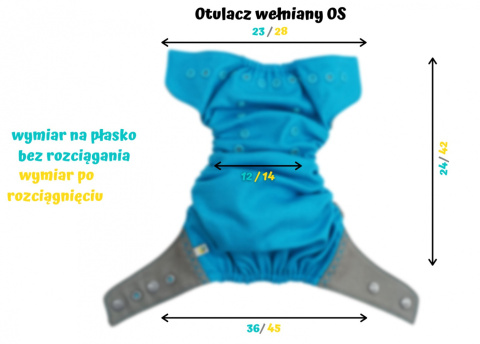 Otulacz wełniany OS DUO BIAŁE NICI Otulacz wełniany OS DUO BIAŁE NICI