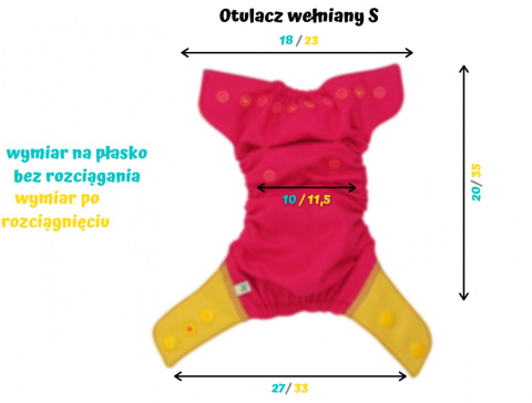 Otulacz wełniany S Otulacz wełniany S
