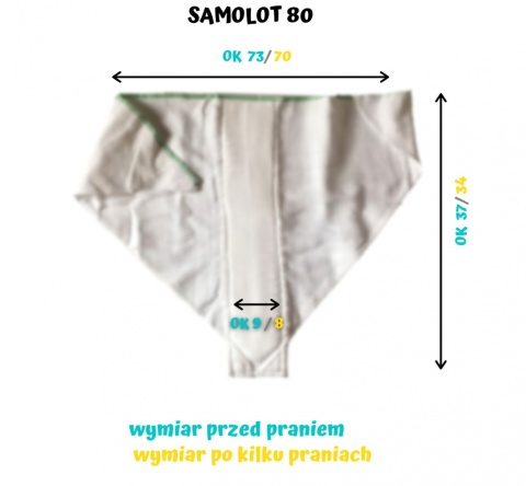 Pielucha "Samolot" 80-tka Pielucha "Samolot" 80-tka