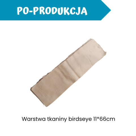 Warstwa tkaniny birdseye 11x66cm Warstwa tkaniny birdseye 11x66cm