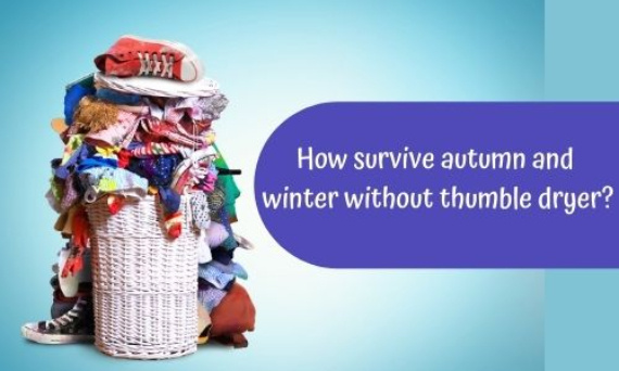 How to survice winter without thumble dryer?